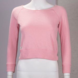 Vtg 2000's SWEATER Baby Pink Petite XXS